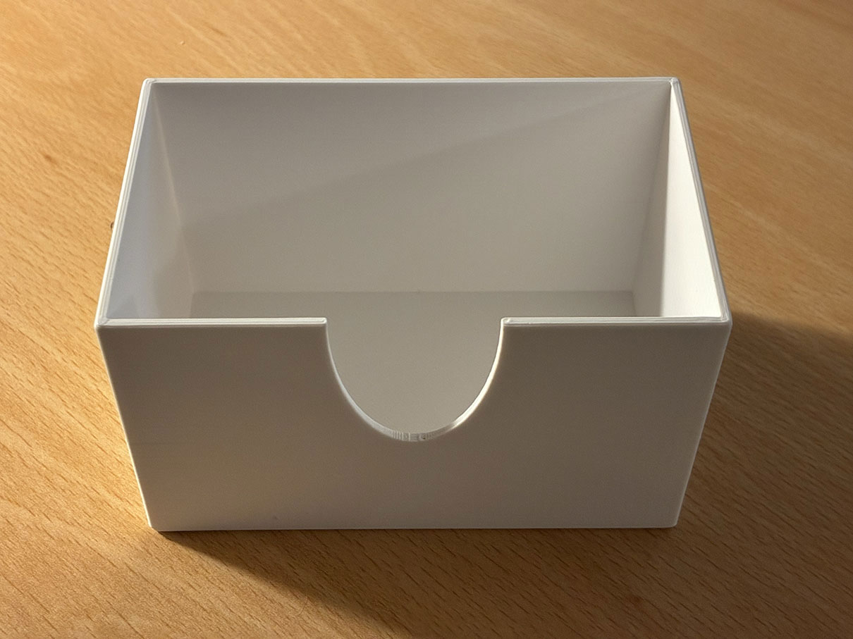 Dispenser for 100mm x 60mm isopropanol wipe sachets
