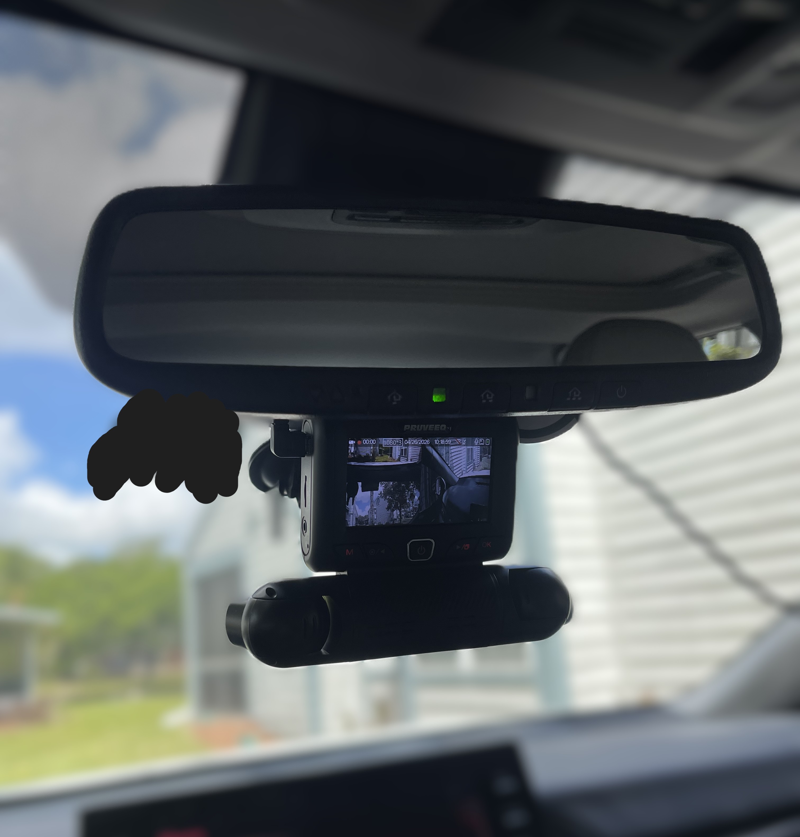 Pruveeo Dashcam Rearview Mirror Mount for Camry