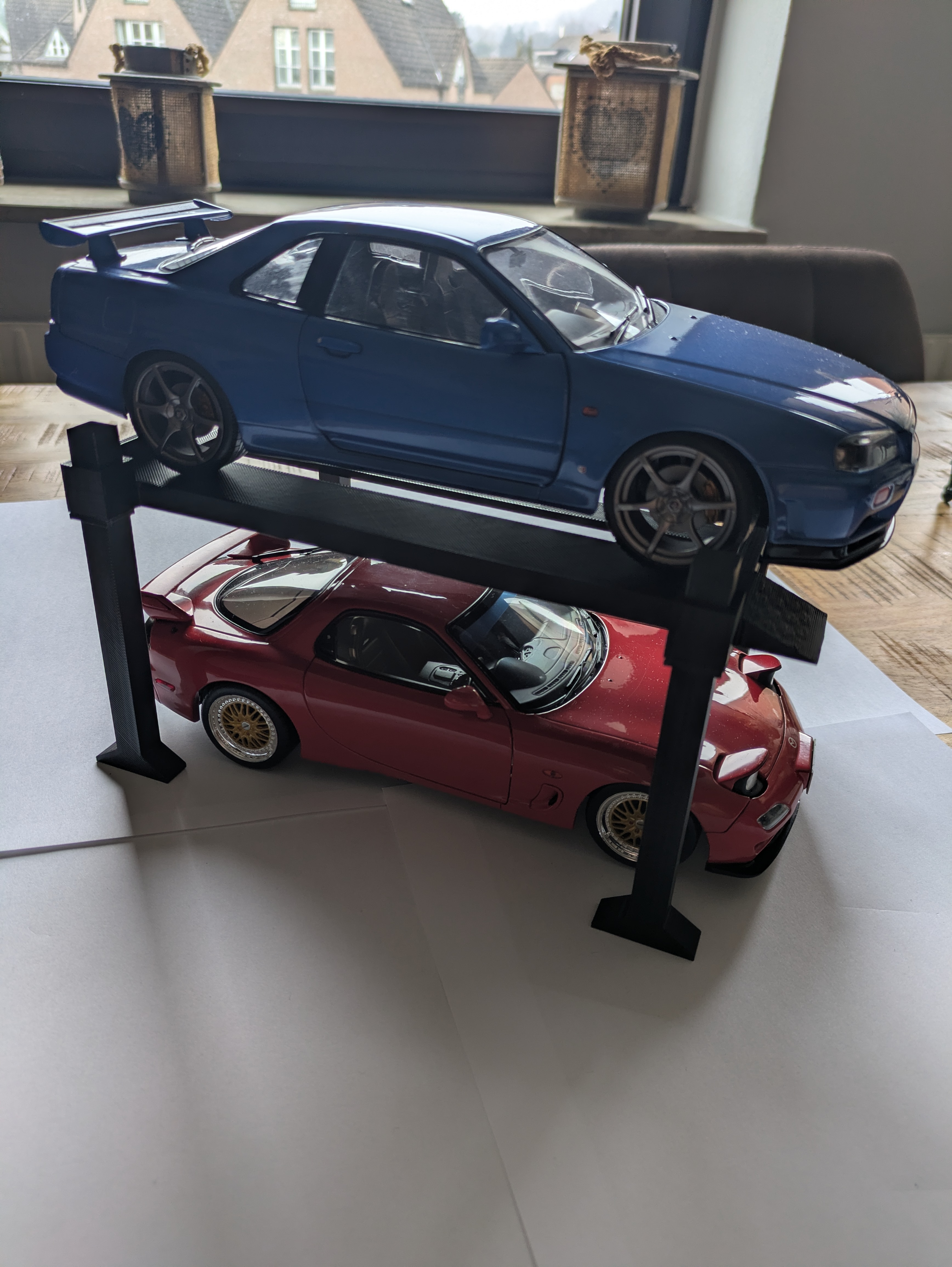 Car Lift  Scale  1/18 No fasteners needed. — miniatura 9