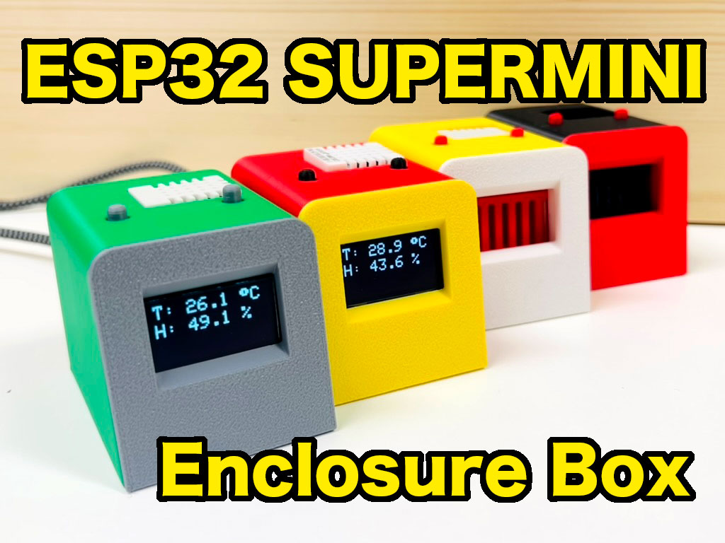 ESP32 Supermini Enclosure with 0.96" OLED Display