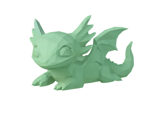 Draxlotl (low-poly)
