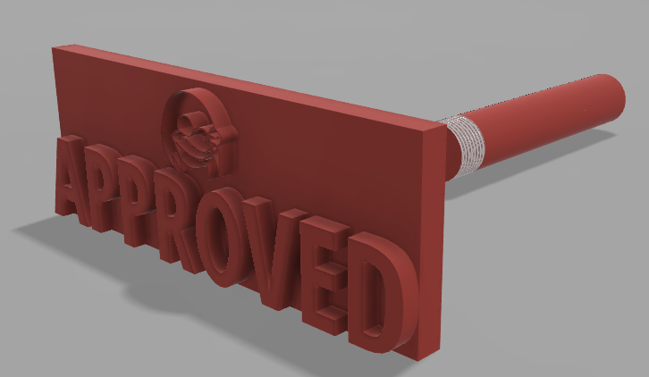Knuckles the Echidna Approved Stamp