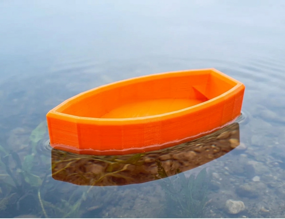 Pocket Mini Boat - XL / Upscaled Edition (Floats on Water - No Supports)