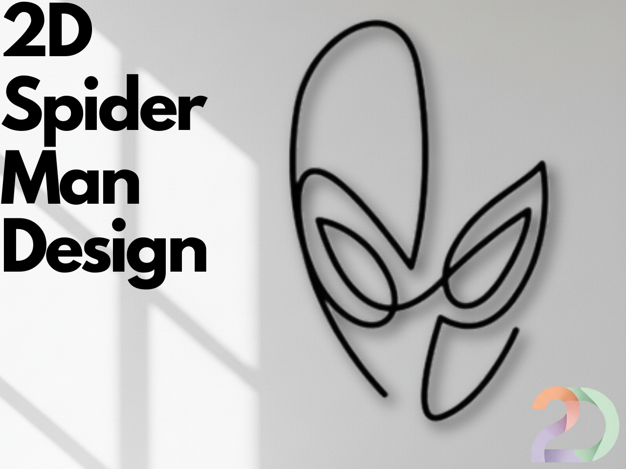 2D Spider Man Design