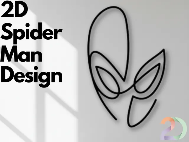 2D Spider Man Design