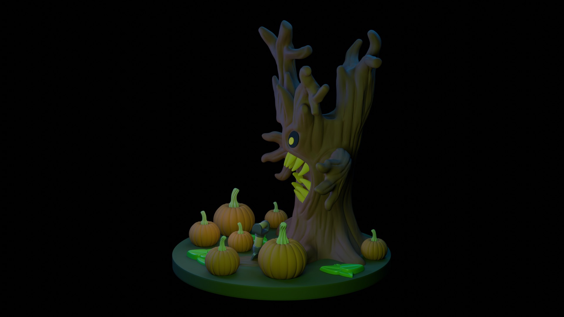 Miniatura 9 do modelo 3D Haunted Pumpkin Patch