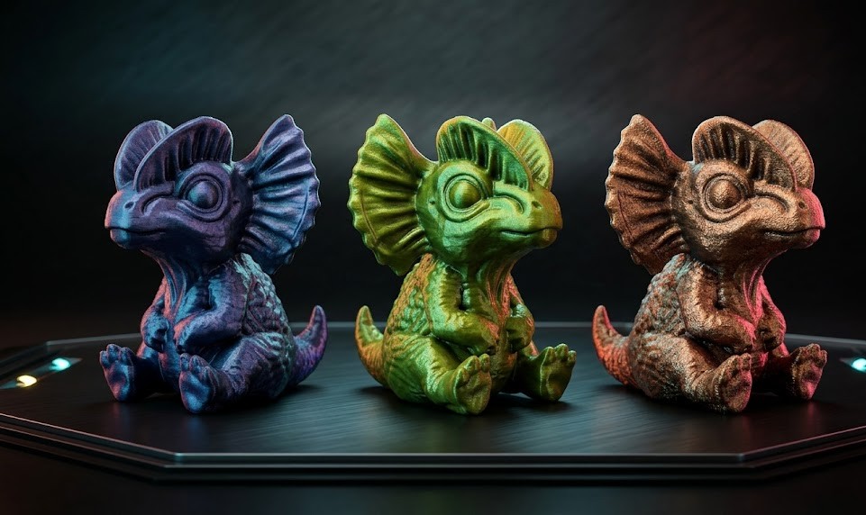 Mini Ankylosaurus 3D Figurine - Cute Armored Dino