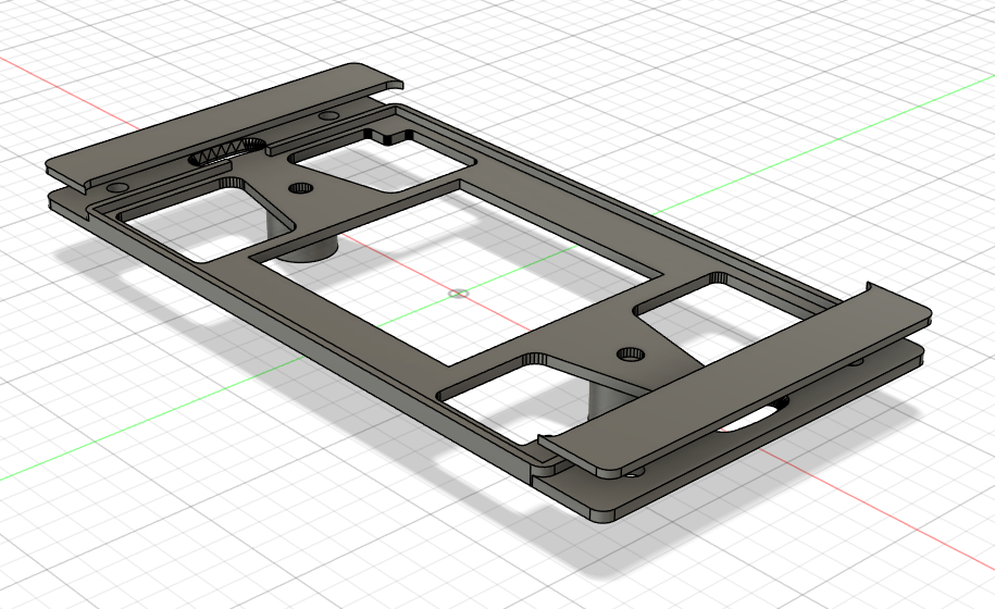 Sonoff NSPanel 120 Adapter für 2fach EU Steckdose 3D model by CraftingGab