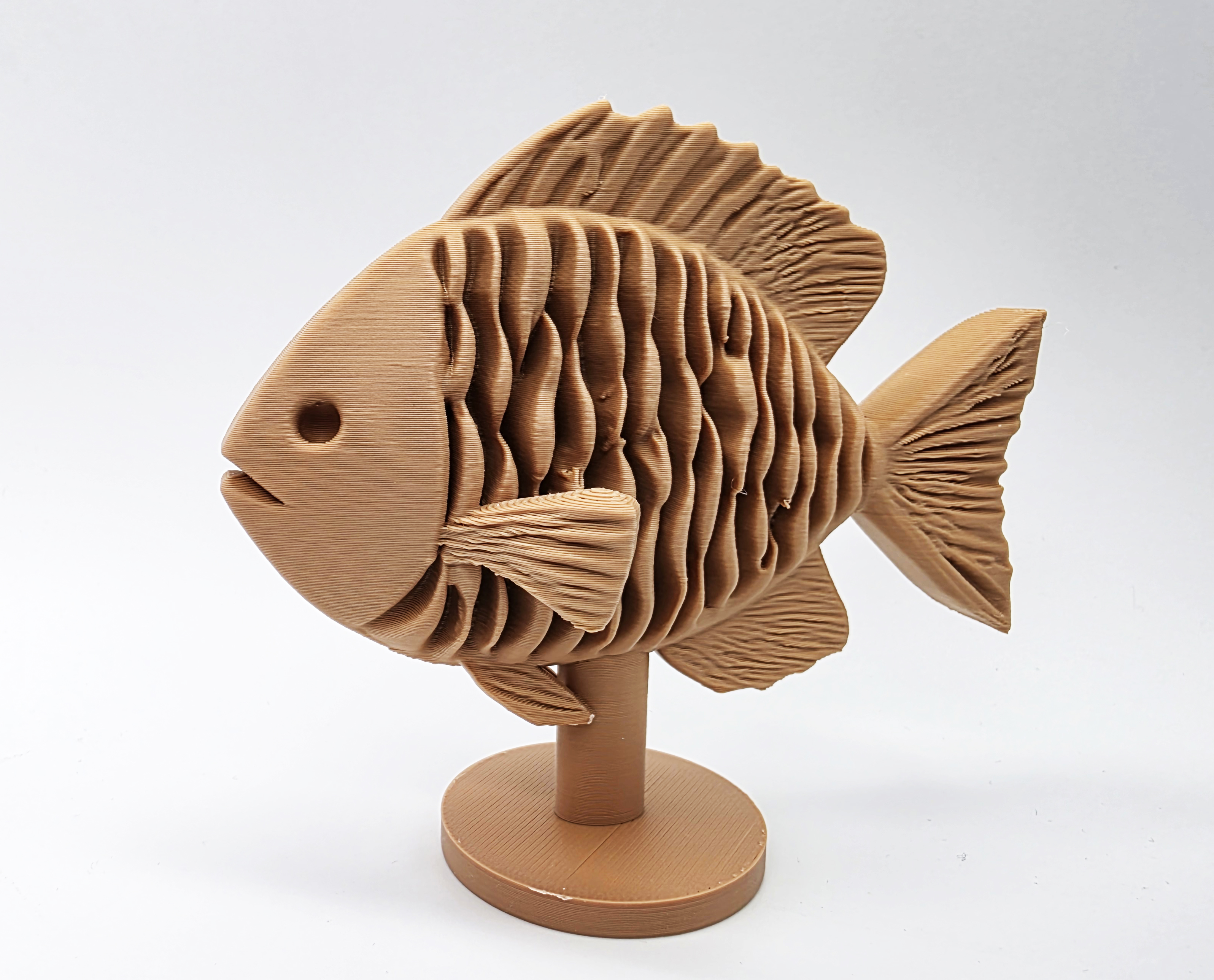 Wooden Fish Sculpture 4
