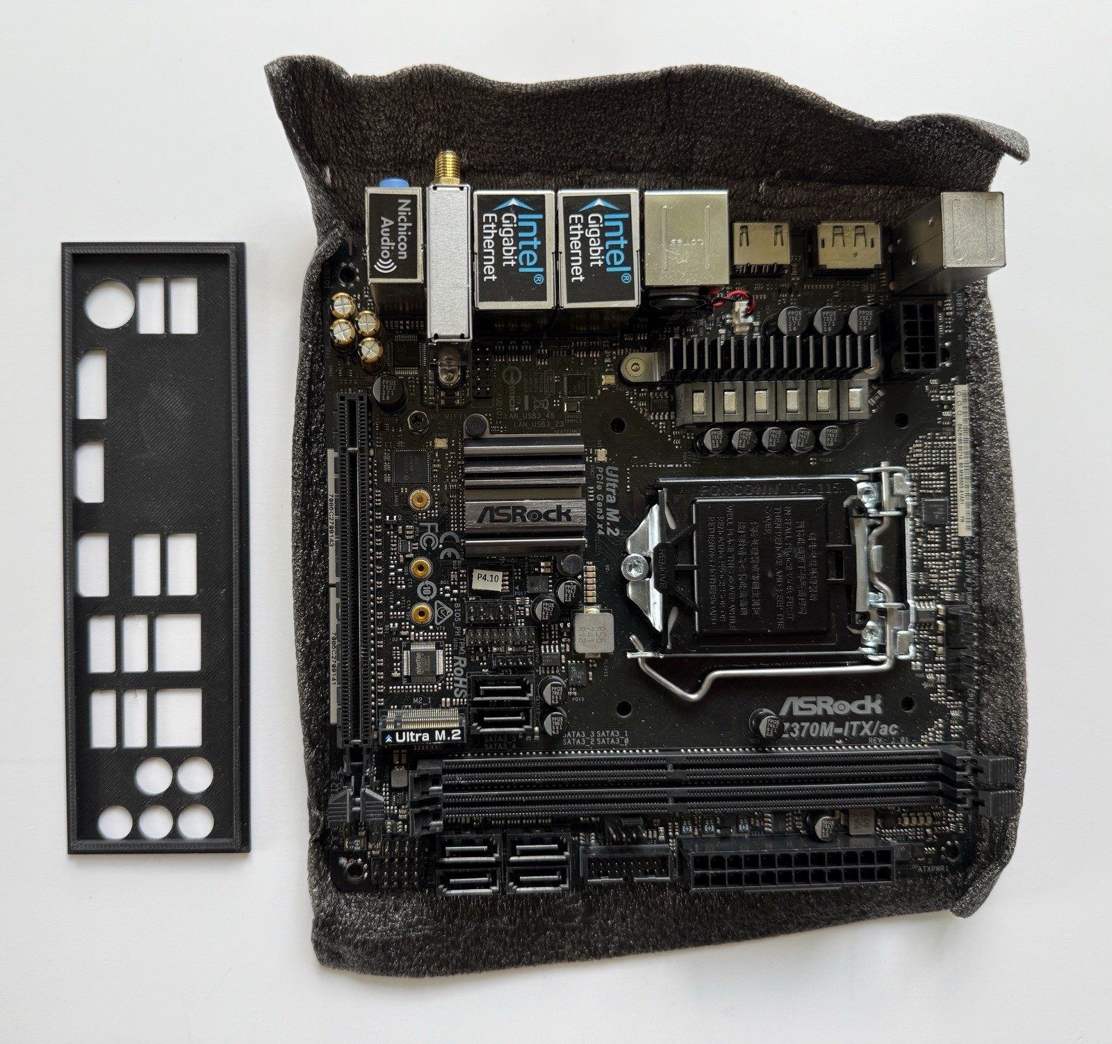 IO Shield for ASRock Z370M-ITX AC