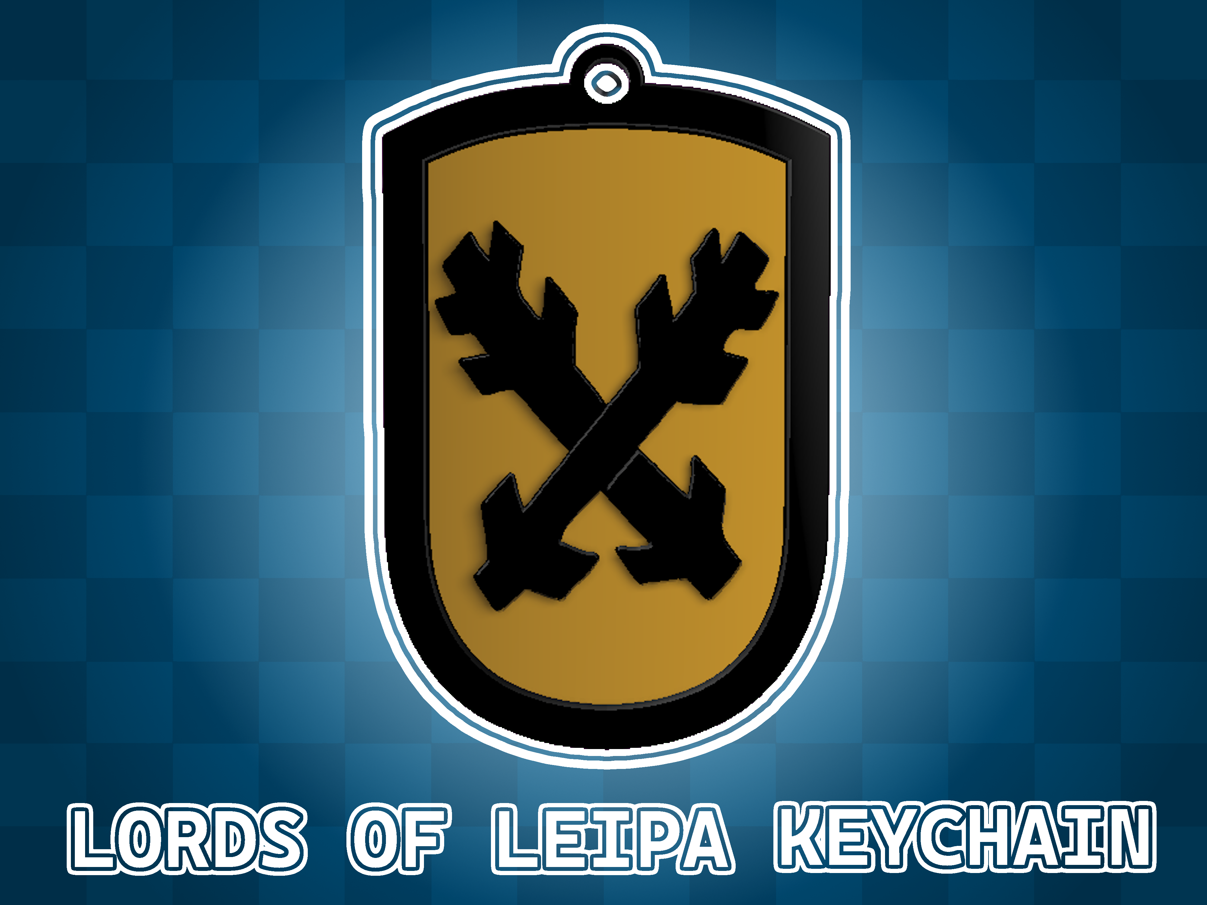 KCD2 Lords of Leipa shield keychain