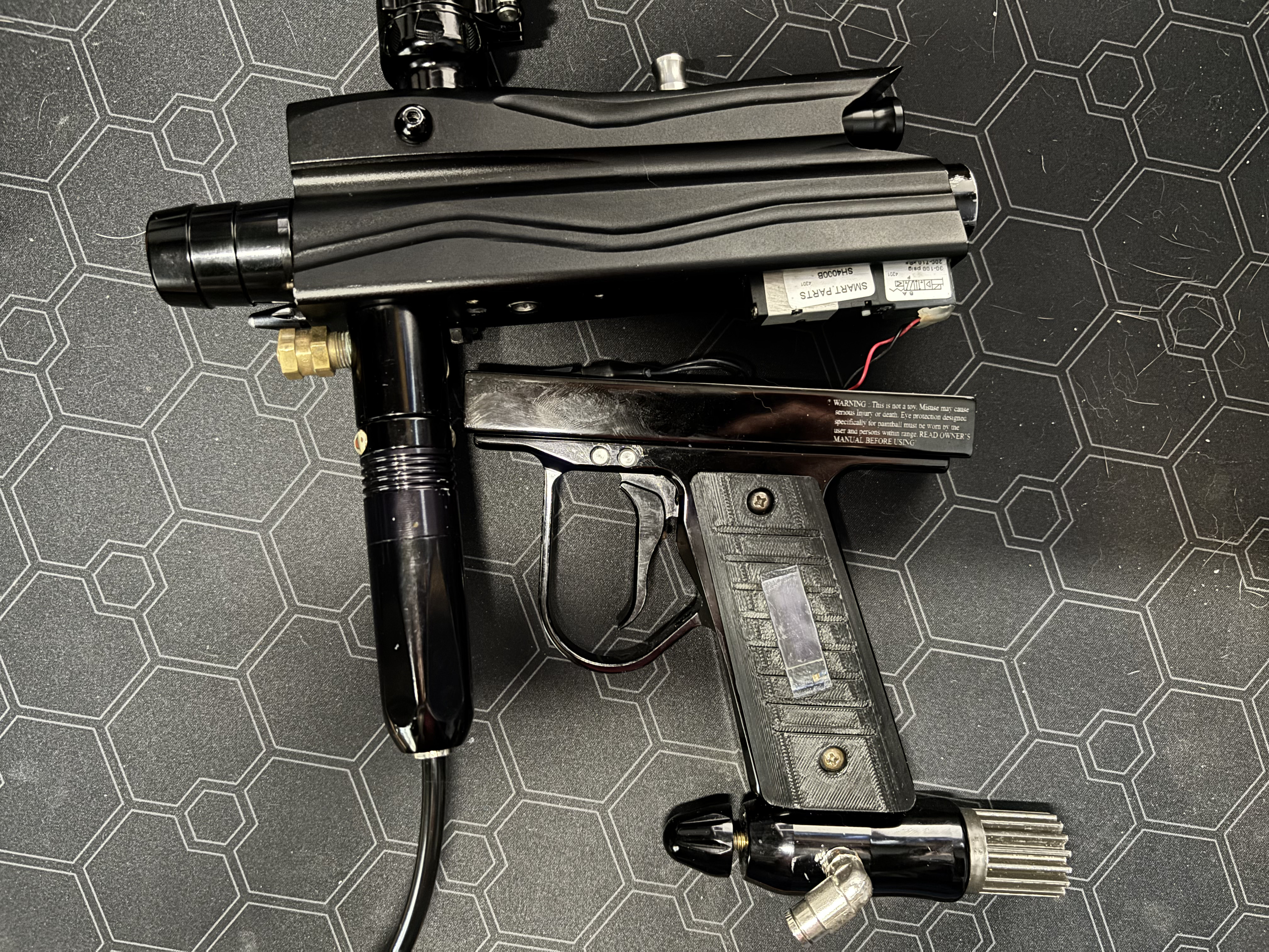 Smart Parts Impulse Paintball Marker Grip Panels With Display