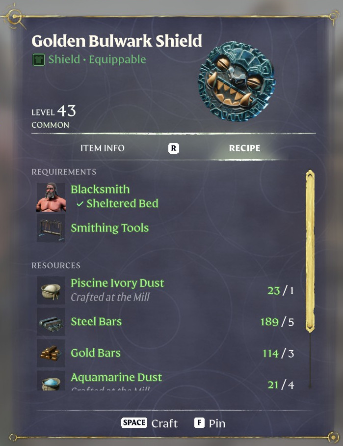 Golden Bulwarks Shield — miniatura 2