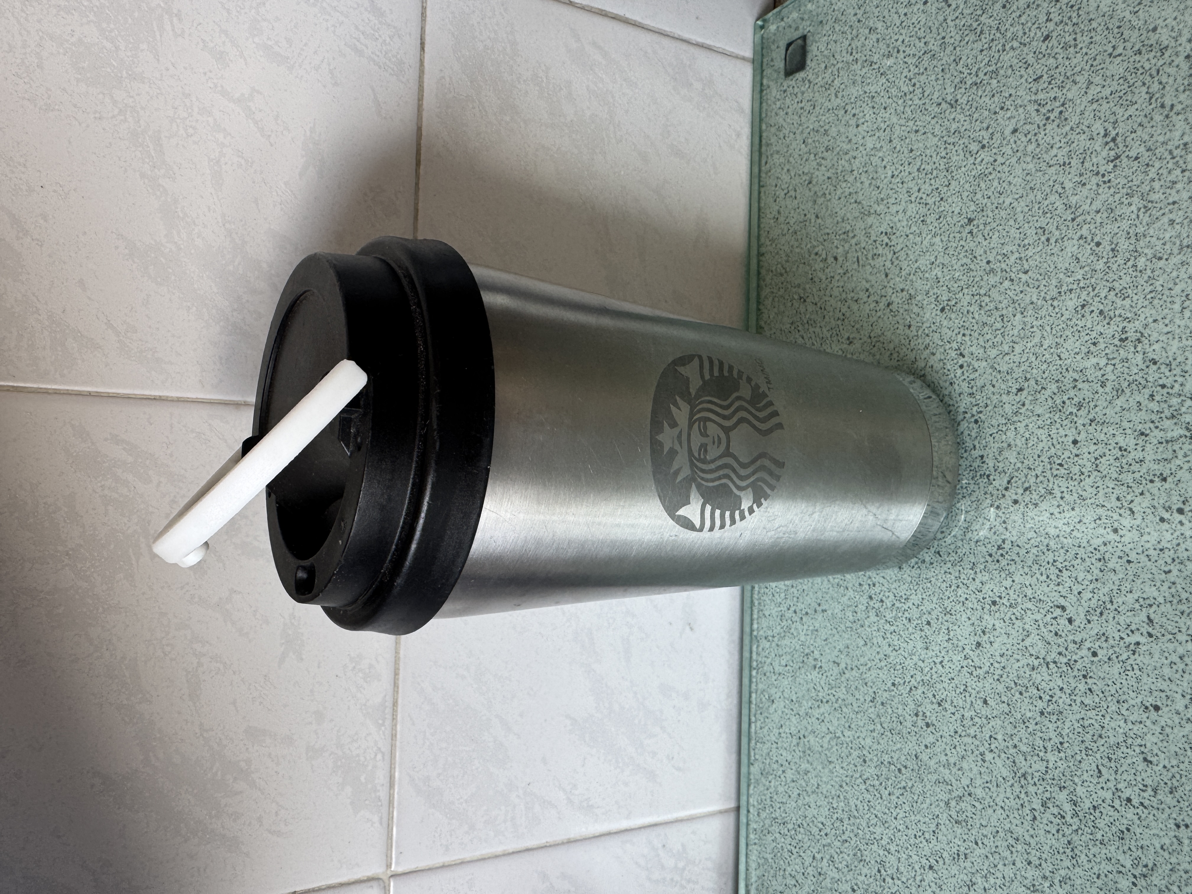 Starbucks re-useable stainless steel cup lid