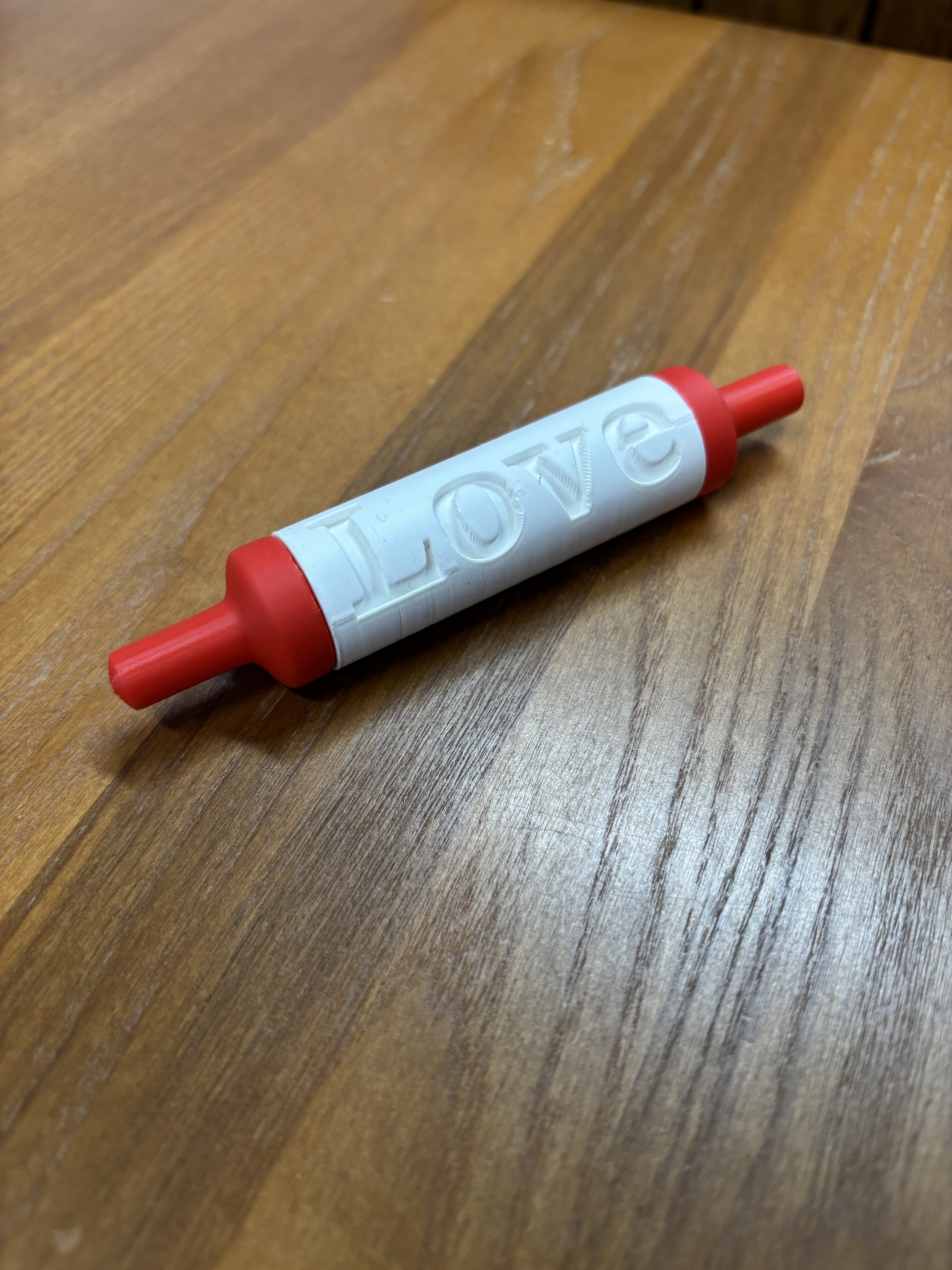 Valentine rolling pin — thumbnail 2