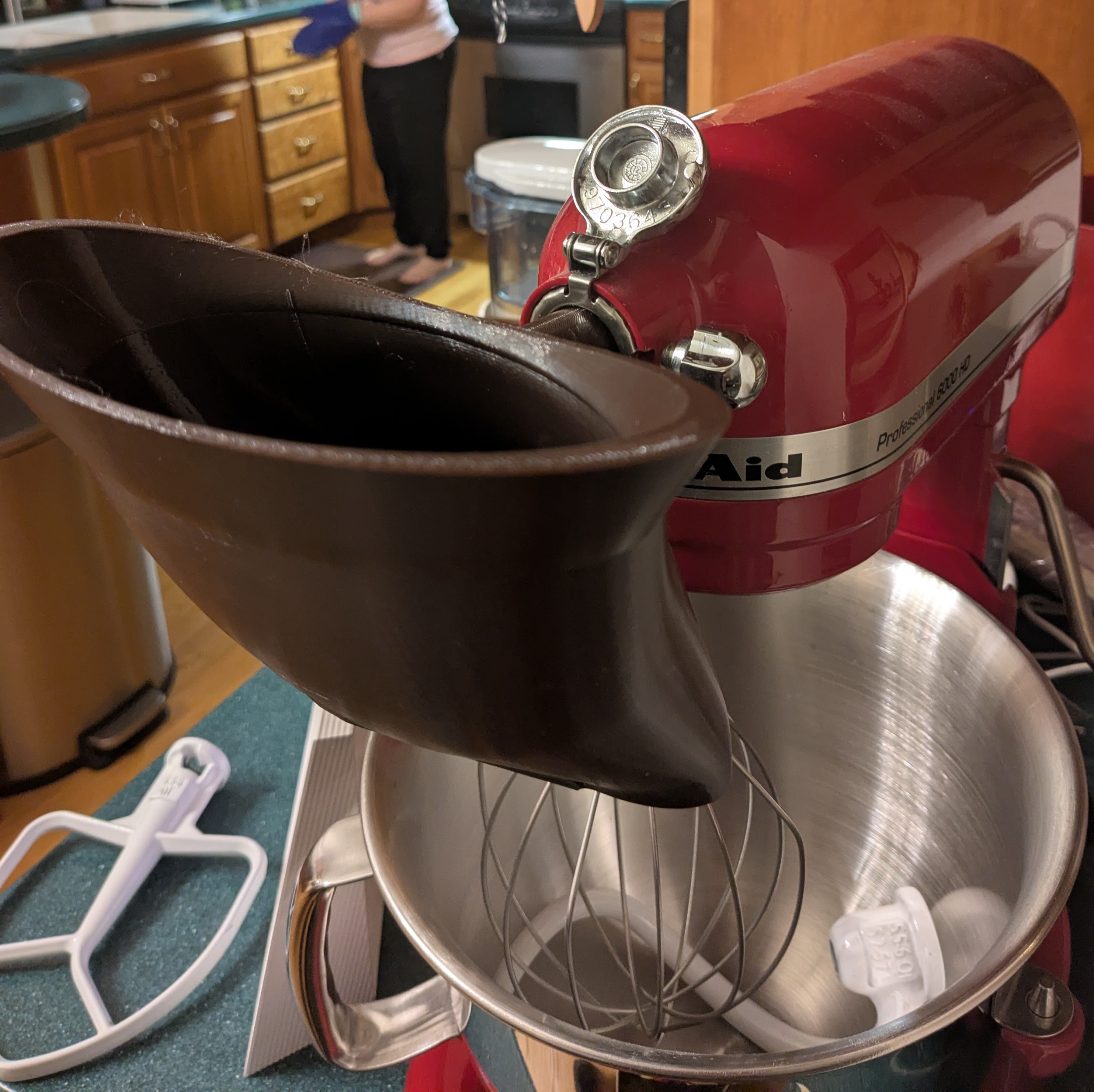 Flour Funnel for KitchenAid stand mixer