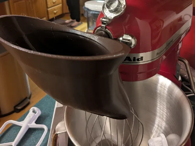 Flour Funnel for KitchenAid stand mixer
