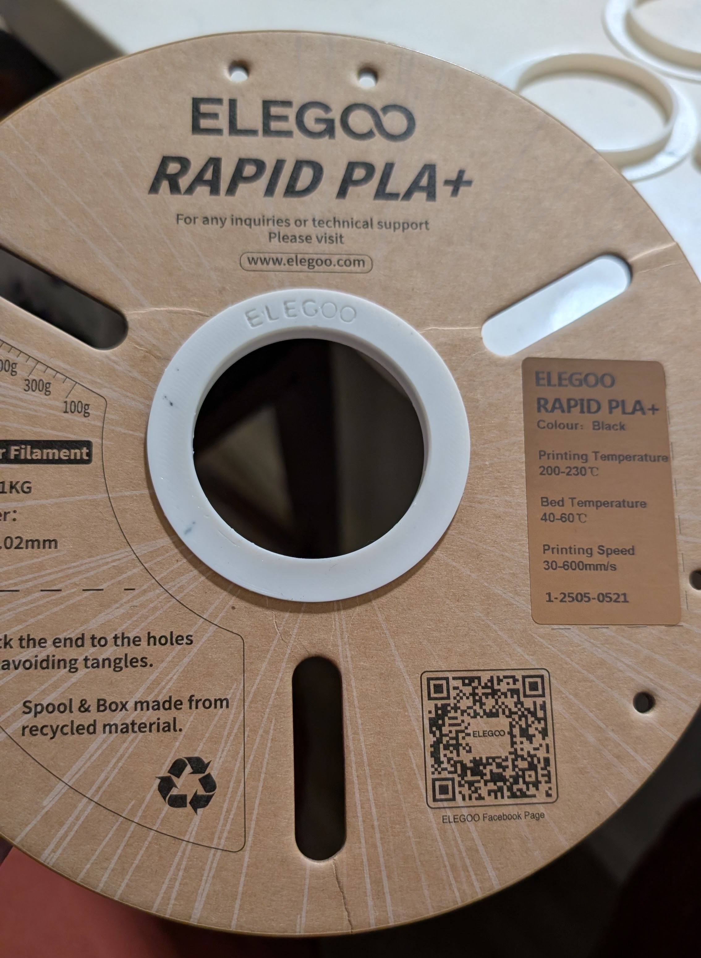 Spool adaptor for Elegoo Spools