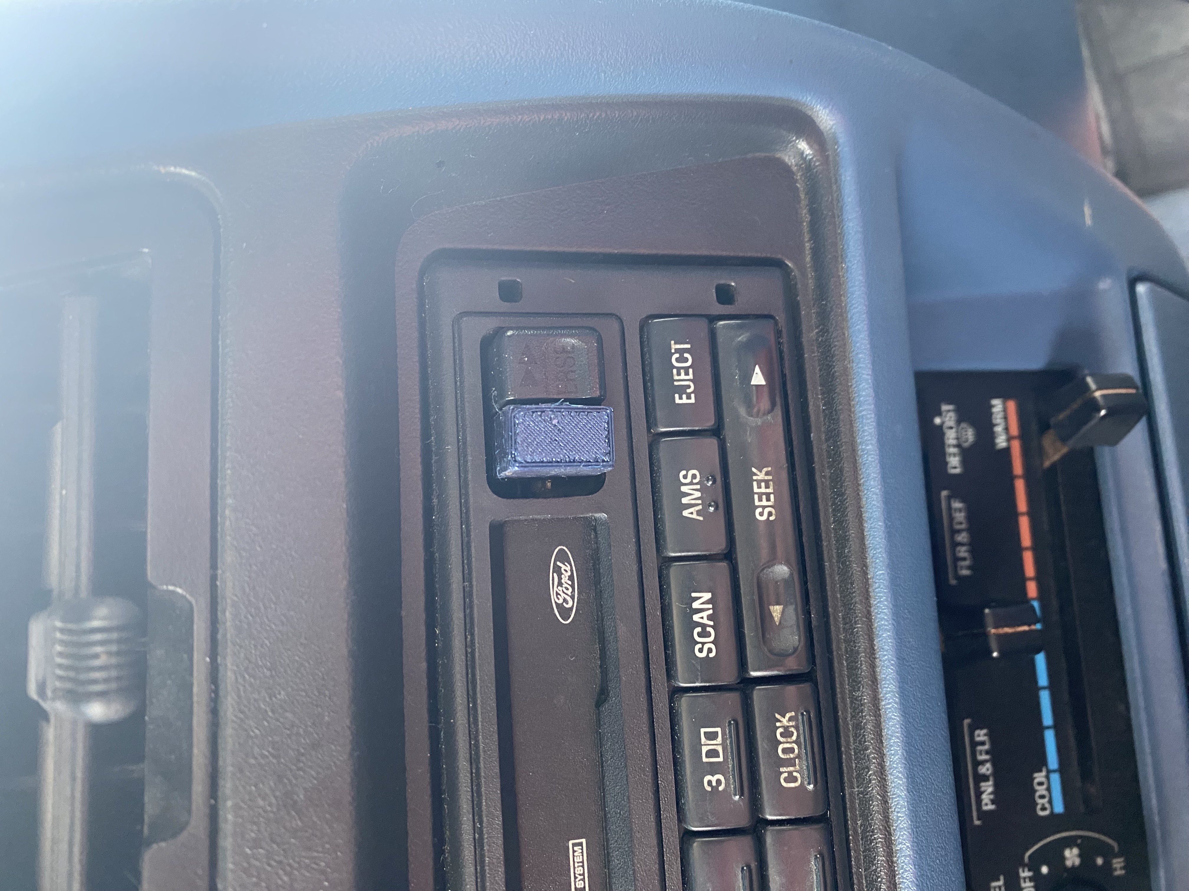 1993-1997 Ford Ranger Cassette Player Button