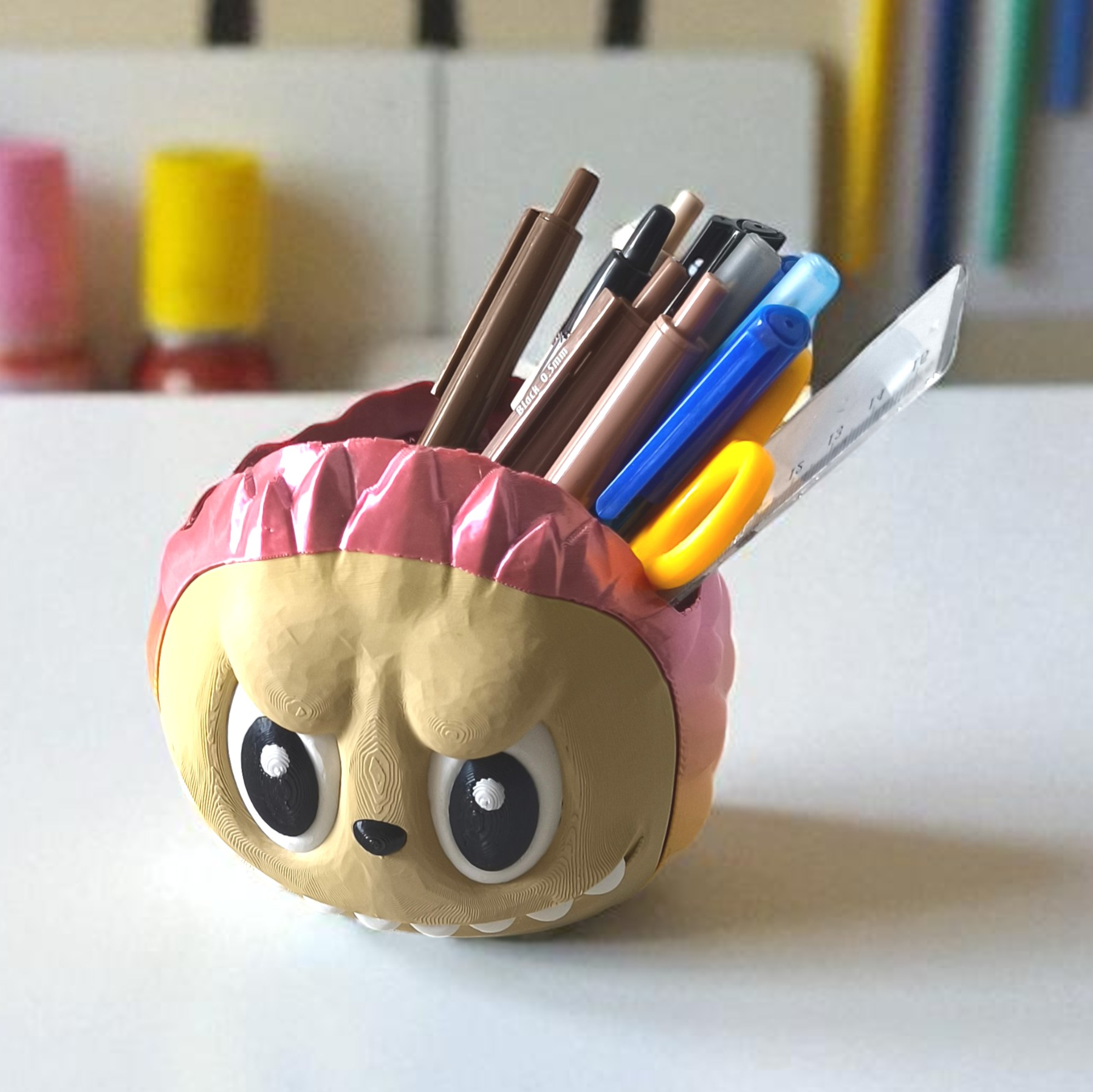 Labubu Pen Holder -A touch of adorable chaos for your desk!