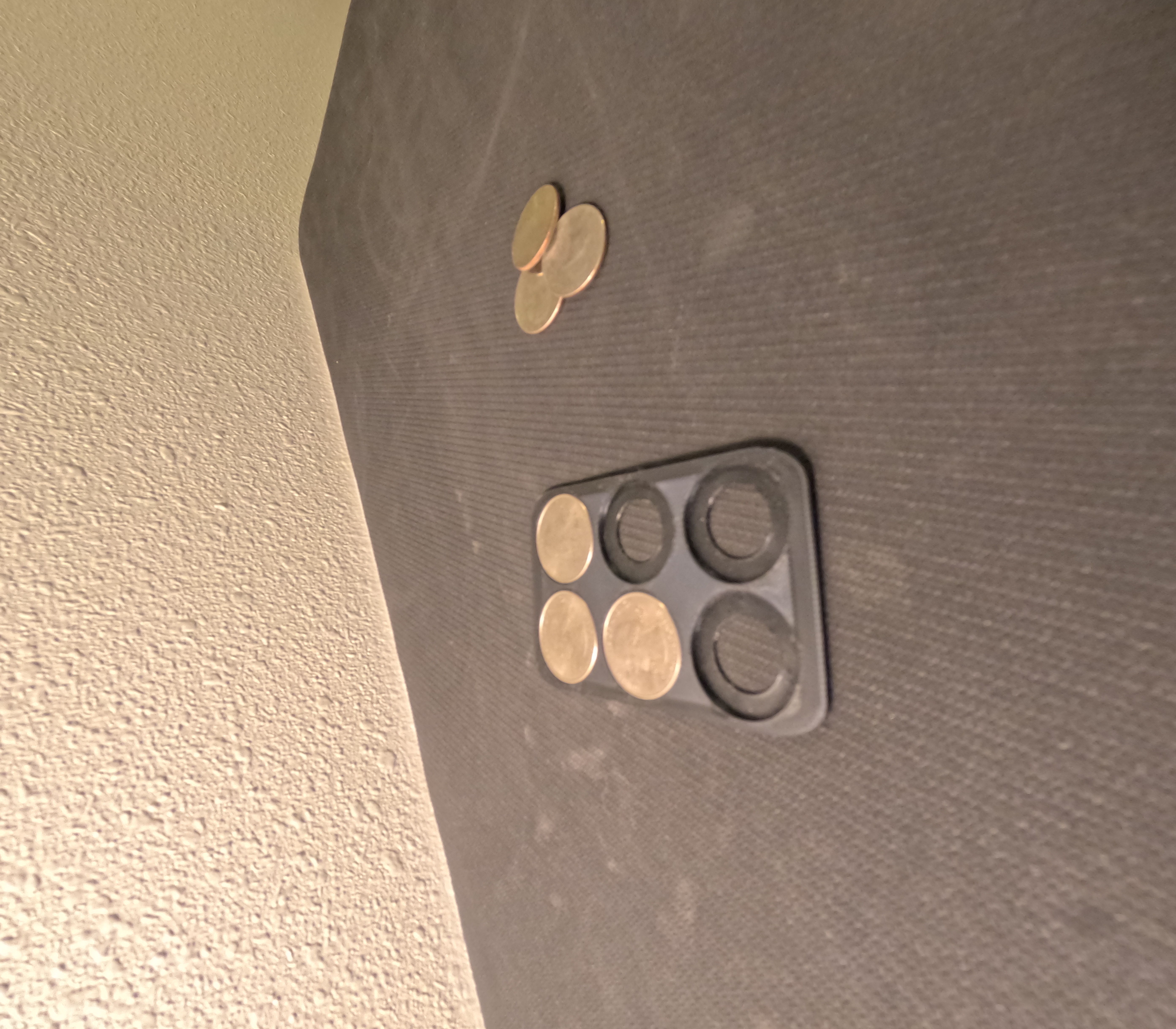 Credit Card Quarter Storage (Fits in Wallet) 3D model