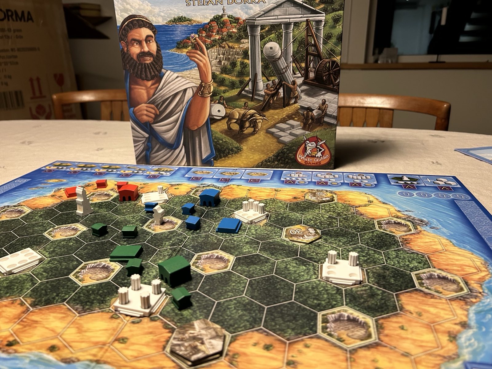Hellas board game - Column holder