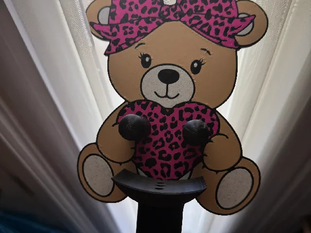 Bear with Heart Scrub Daddy Holder