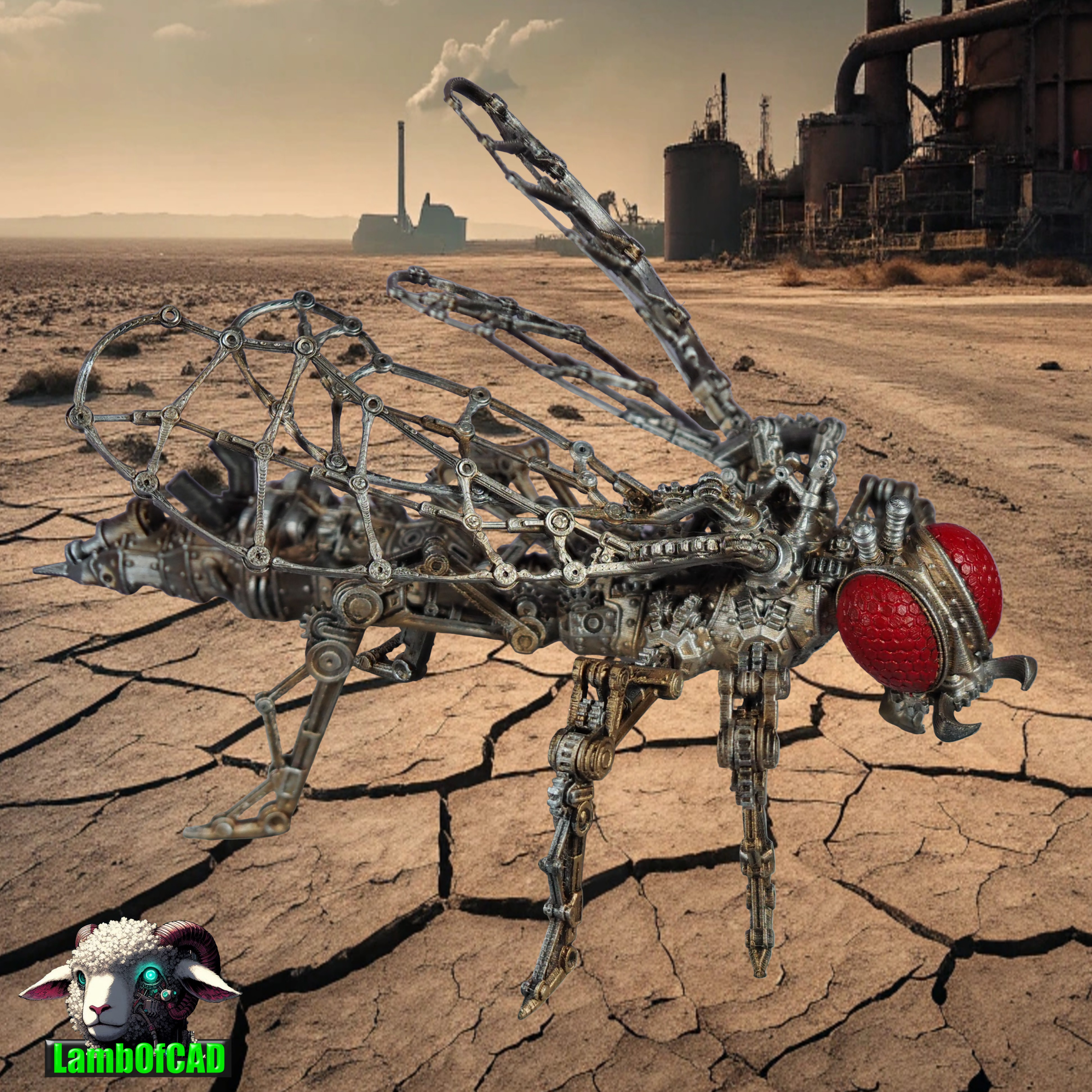 Steampunk Wasp, Articulated