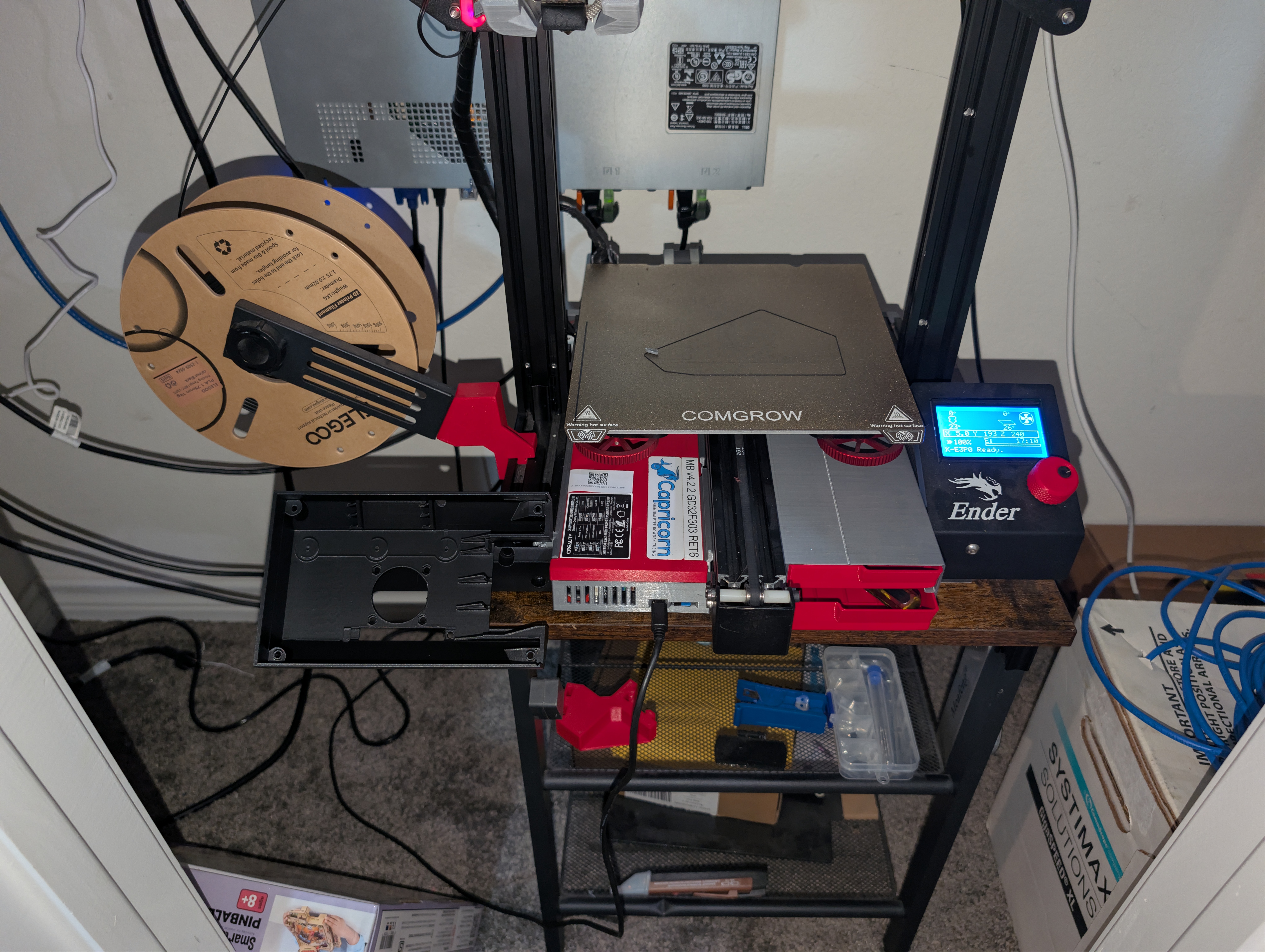 Ender 3 Pro Motherboard Case for the E3P_RPi4b_Hosyond_TIPS_Display CEM