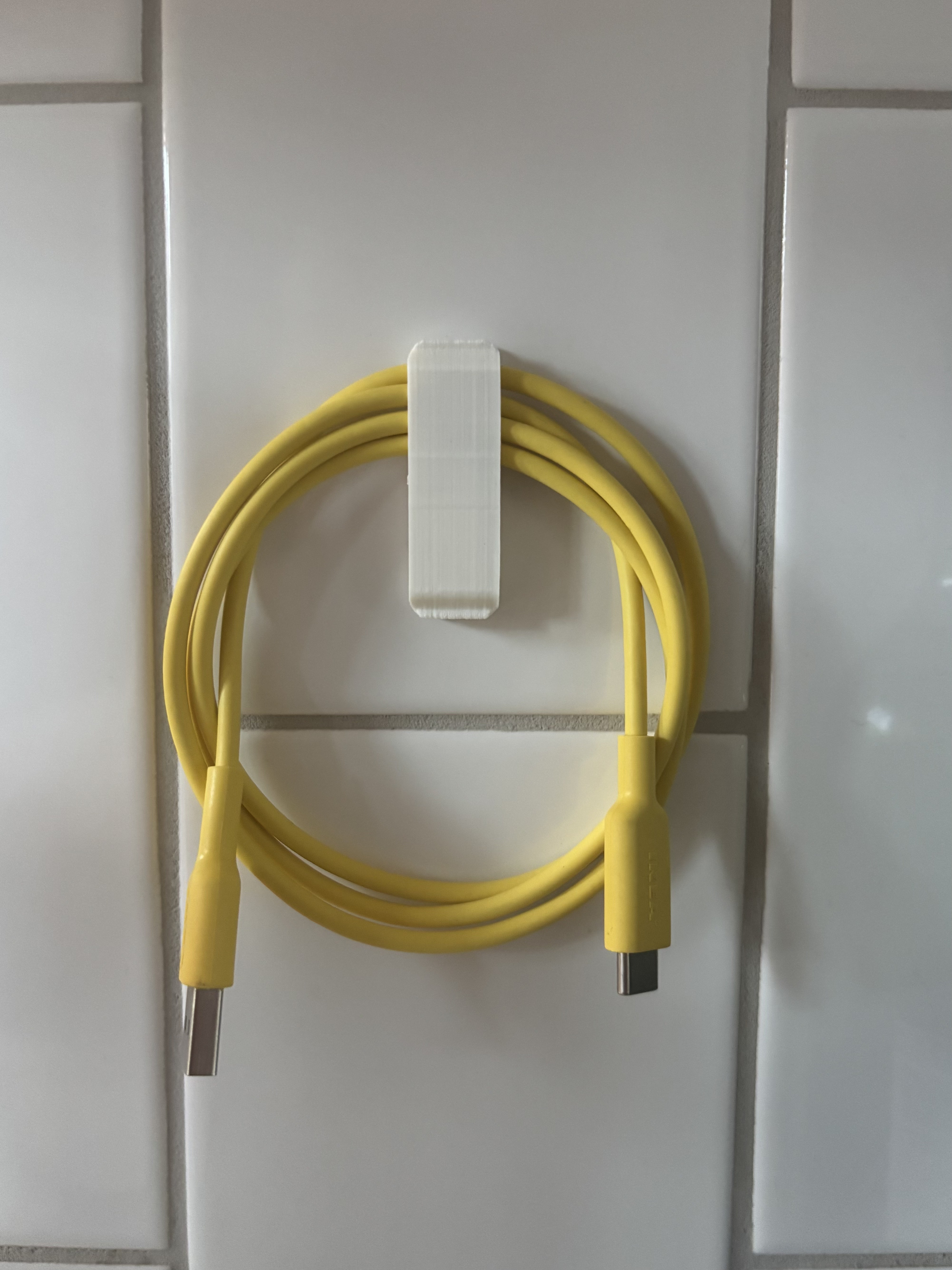 Wall cable clip