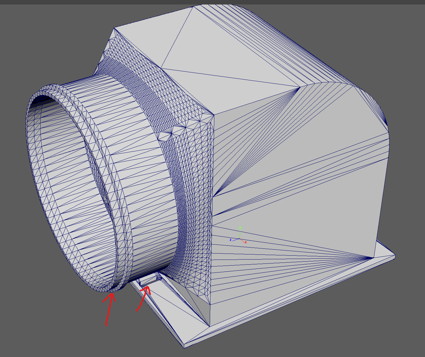 Bambu Lab X1/C Exhaust Duct Adapter(improved)