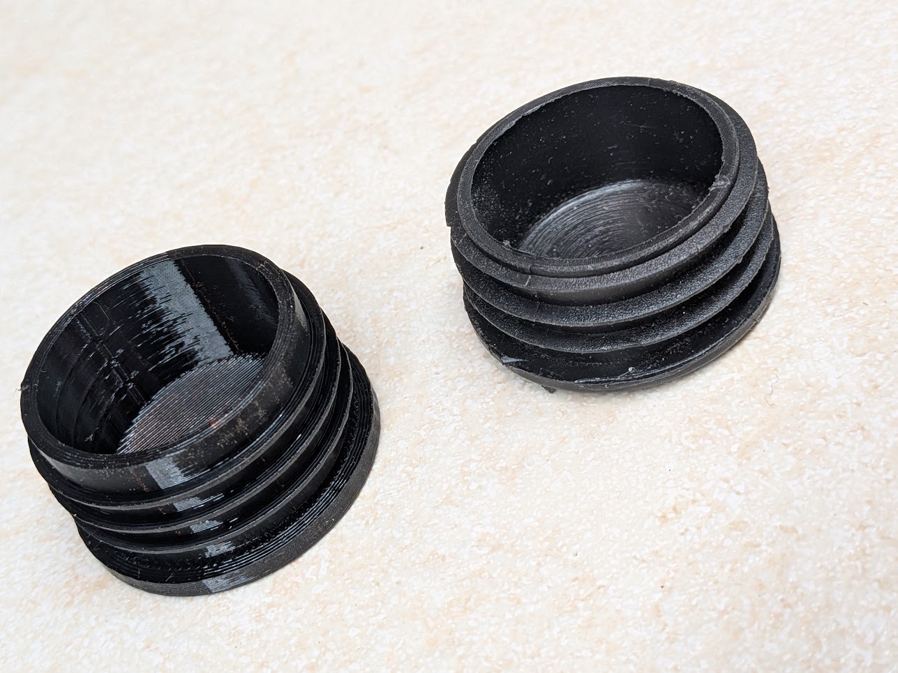 Patio Umbrella Pole End Cap (Custom Fit / Protective Foot) 3D model