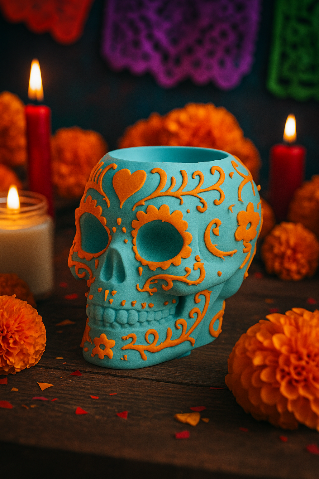 Sugar Skull Multi-Purpose Holder