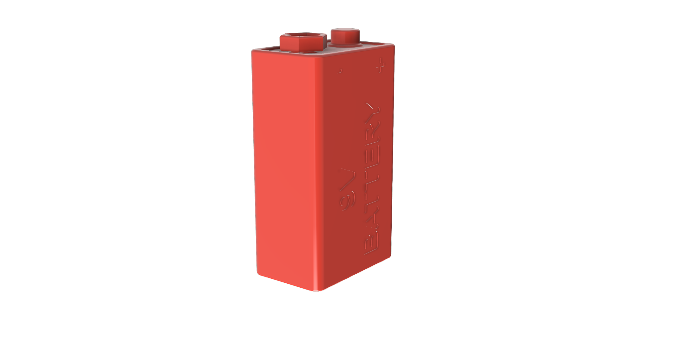 9v Battery Precise Reference Model
