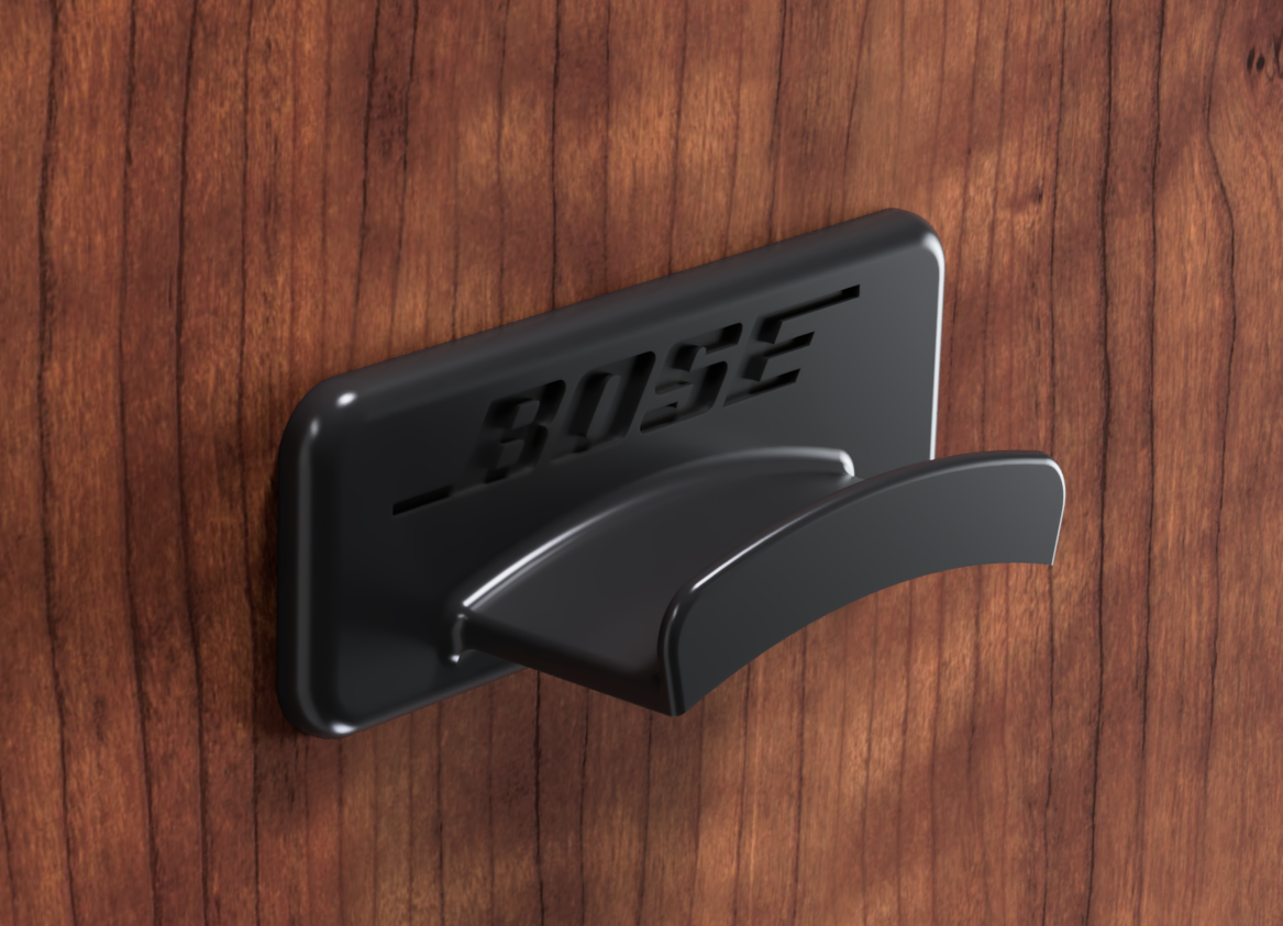 Hook bracket for Bose Quiet Comfort 45 Noise Canceling Headphones