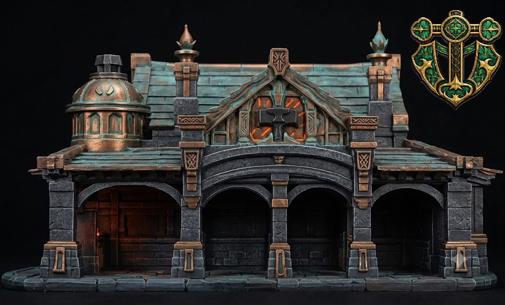 Dwarven Stables Town Set Piece