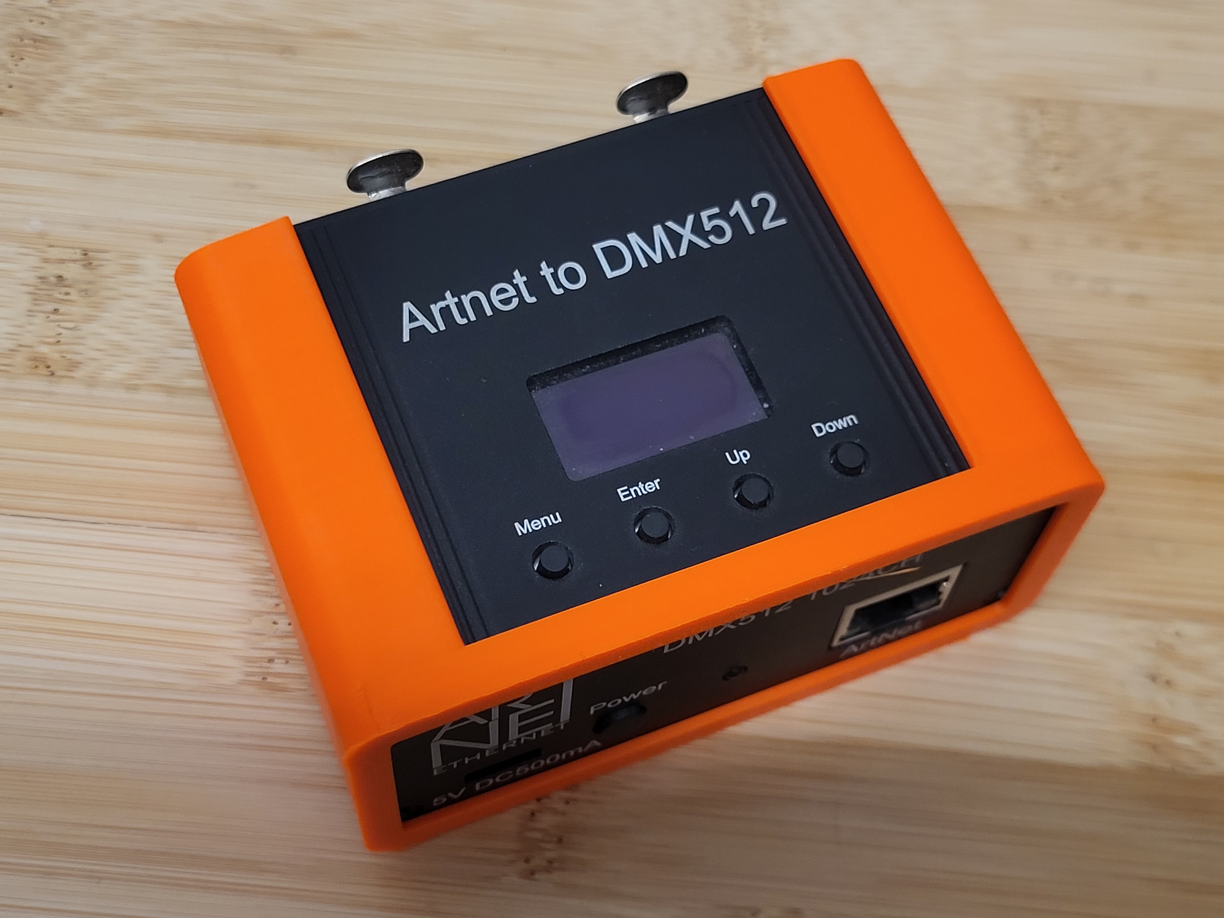 ArtNet/DMX controller cover/mount