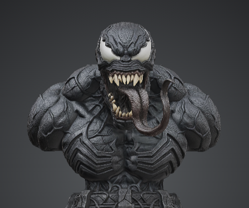 Venom Unleashed Bust