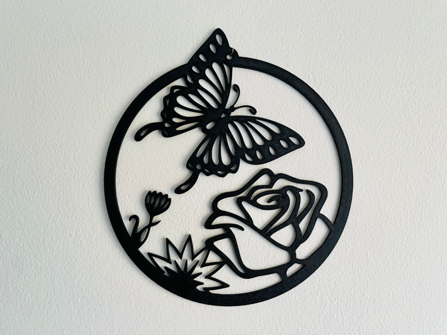 Butterfly With Flowers