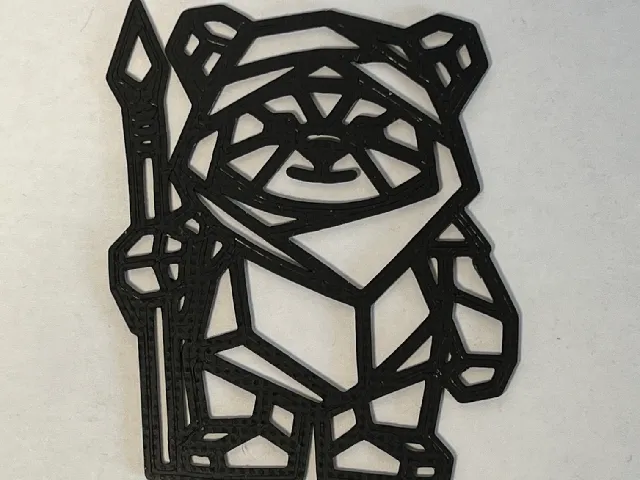 Ewok Wall Art #1