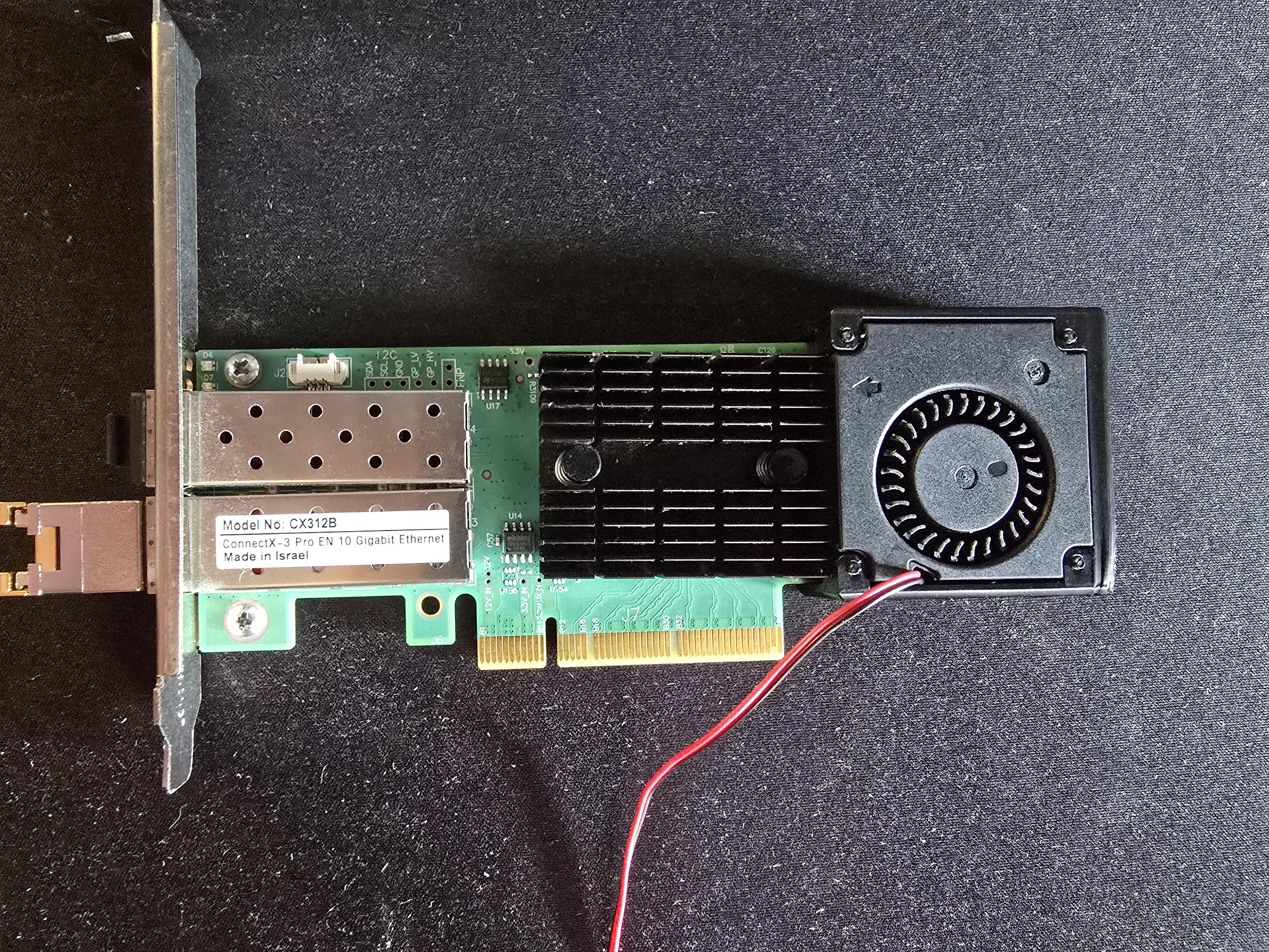 Mellanox ConnectX-3 MCX312B-XCCT 4010 blower fan mount