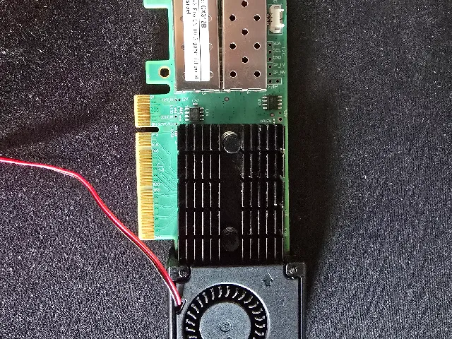 Mellanox ConnectX-3 MCX312B-XCCT 4010 blower fan mount