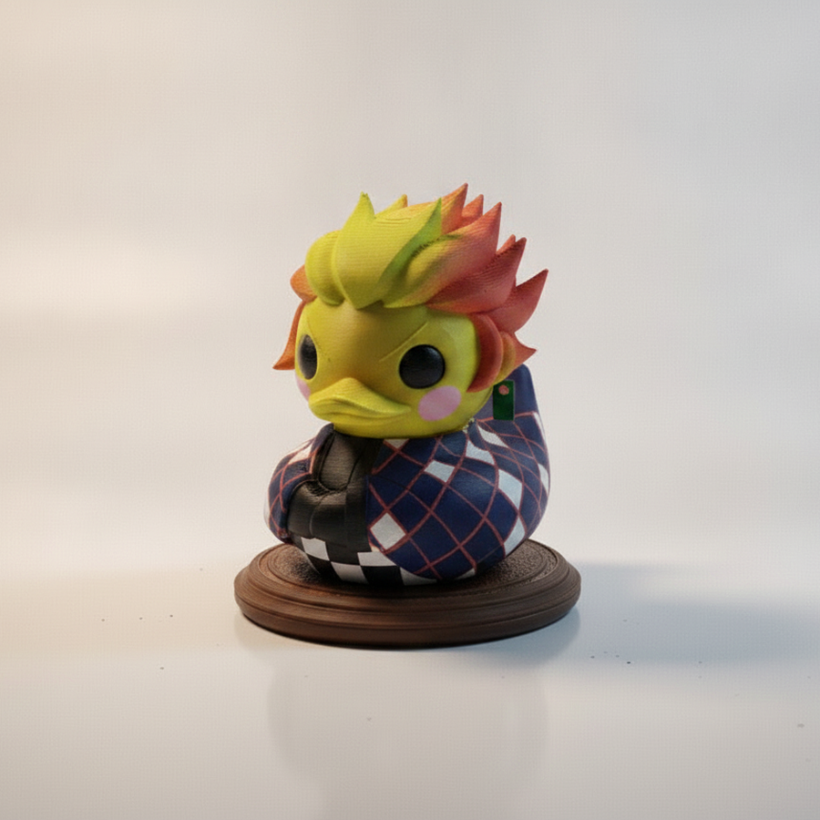 Rubber Duck Version Of Tanjiro From Demon Slayer Figurine 3D Printable