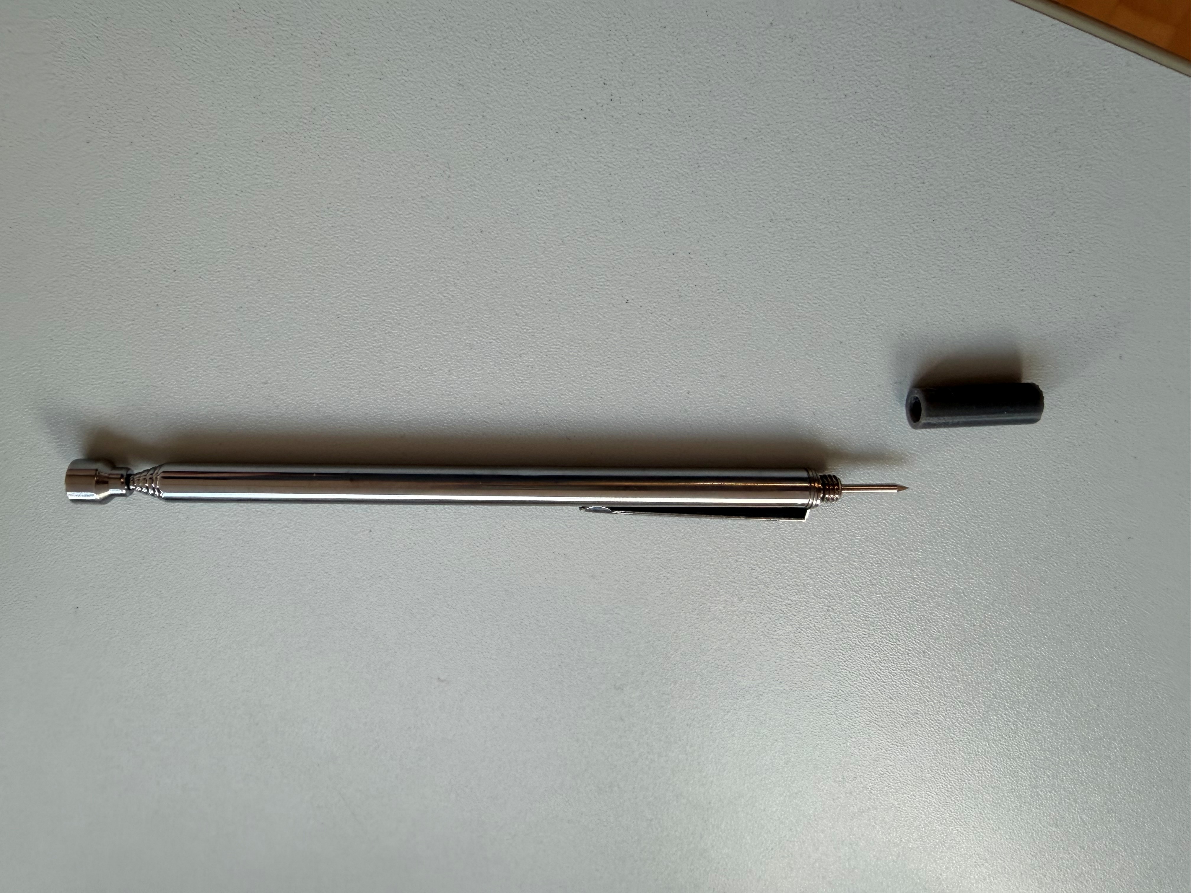 Schutzkappe für Bernstein Anreißnadel, Magnetheber mit Teleskopauszug, 2-161