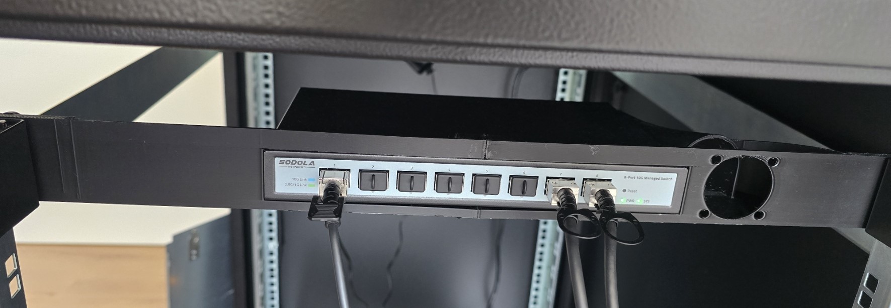 SODOLA 8 Port 10G Rackmount 19"