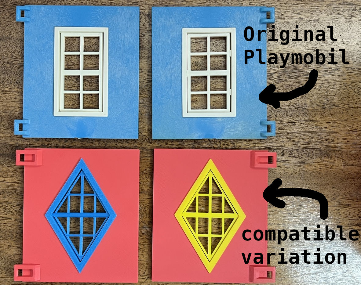 Playmobil compatible backdoor