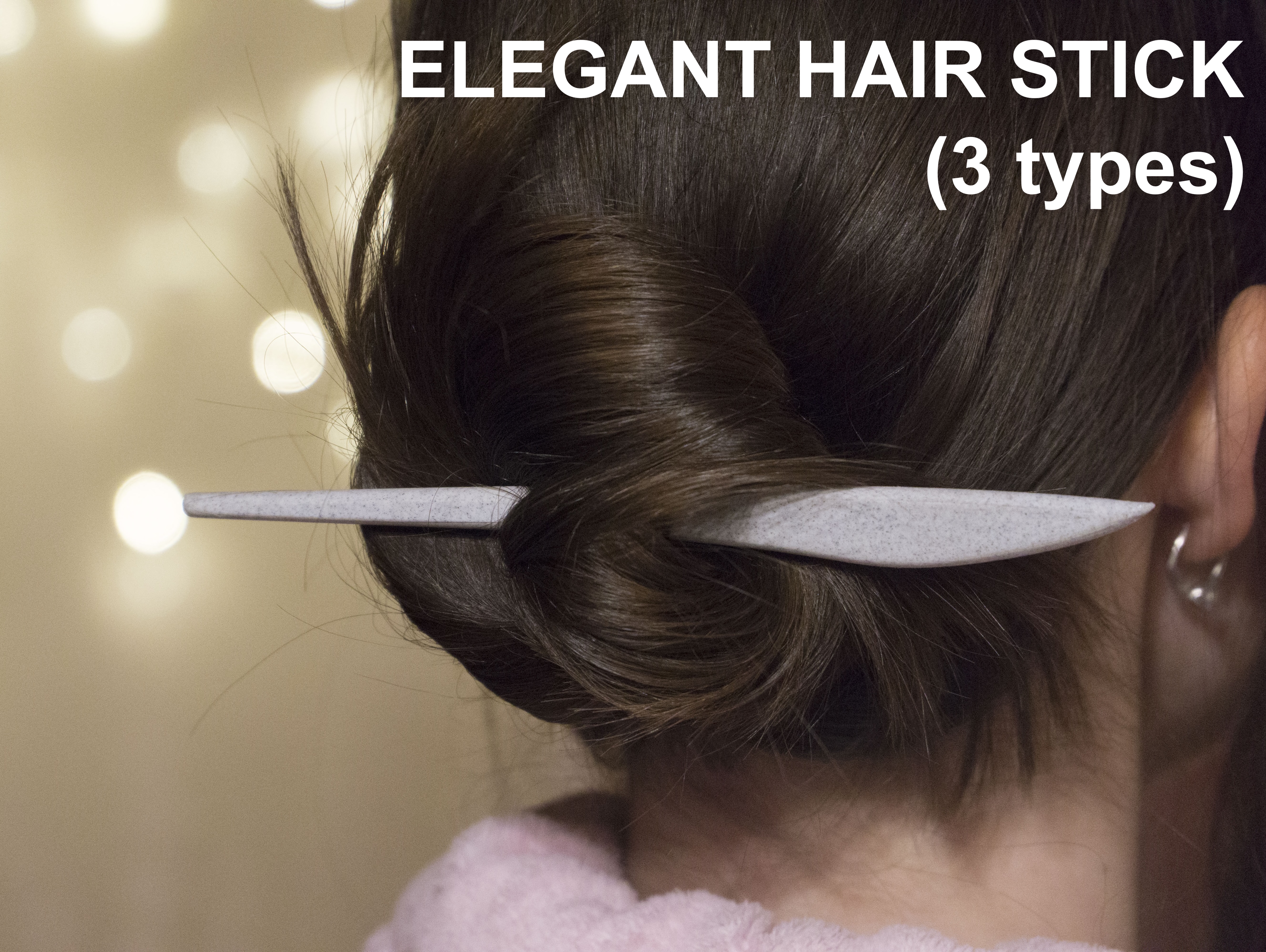 Hair Stick - Minimalist design (3 types)