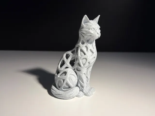 Sitting Cat Statue