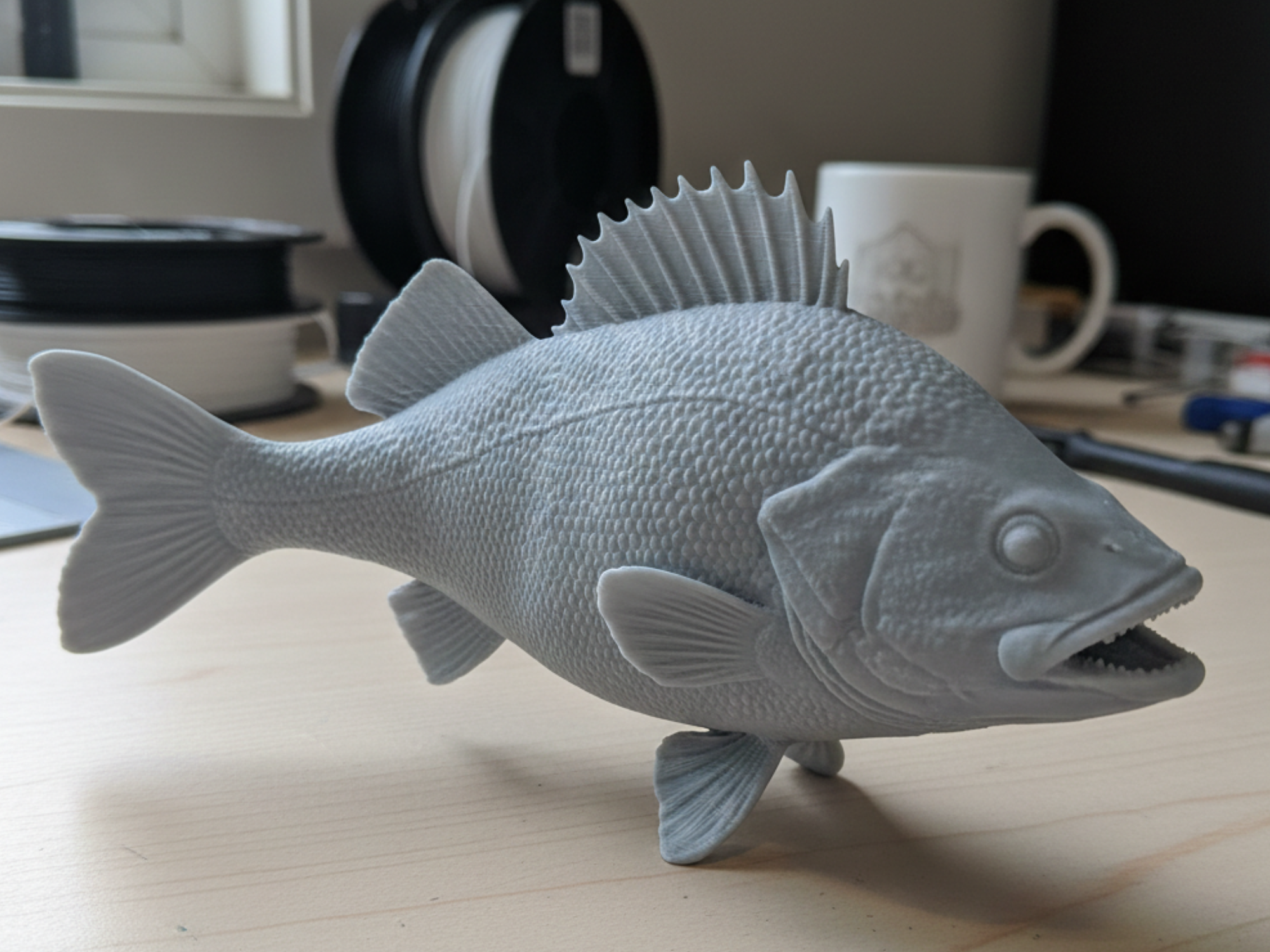 Perch – Standalone Fish Statue