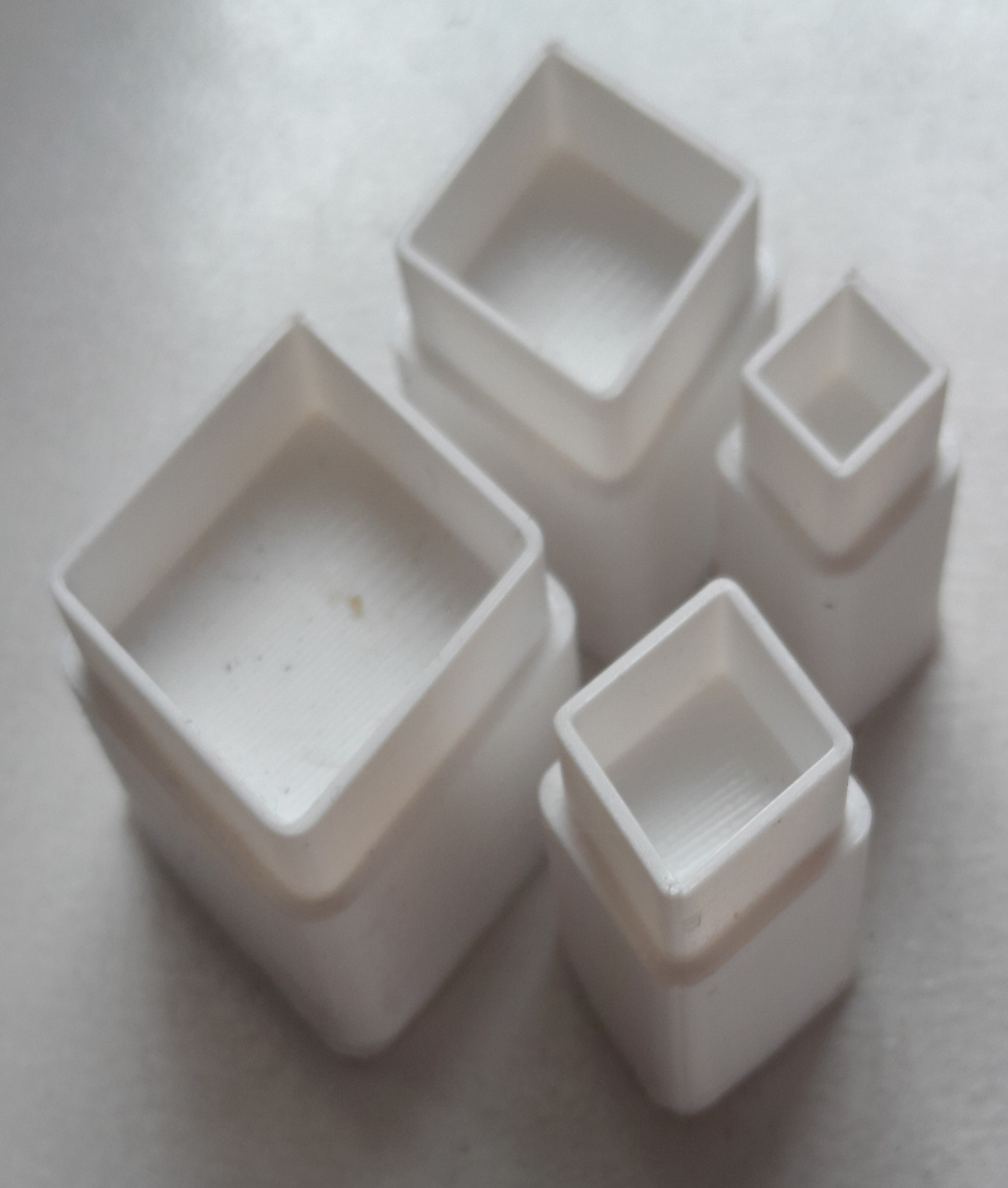 Diamond-shaped cutouts for use in modelling clay. (4 Sizes.) — miniatura 3